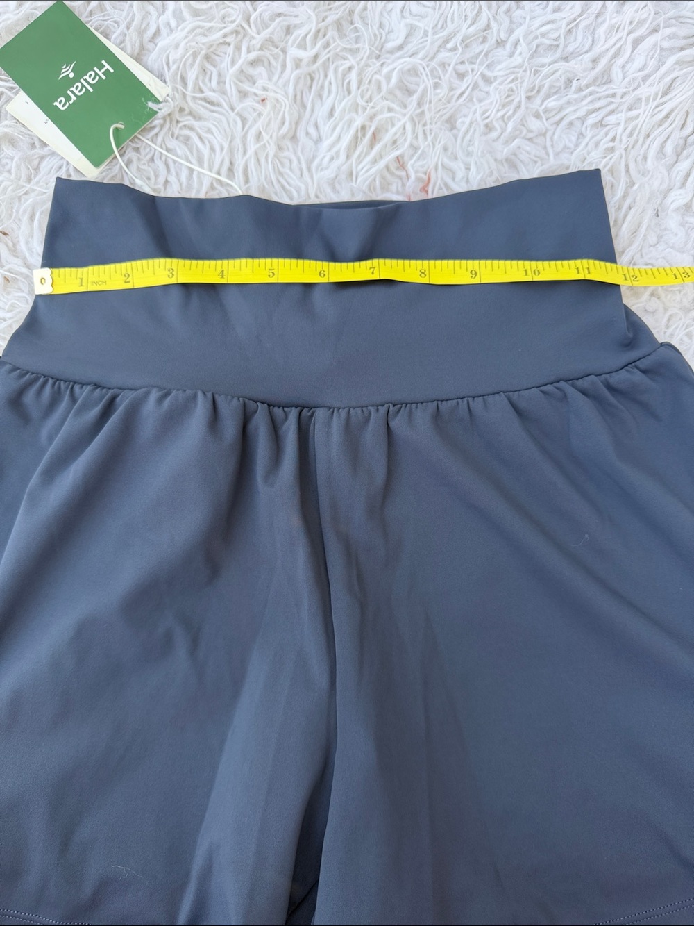 HALARA Navy Athletic Skirt-Shorts Set with High Waist - Picture 7 of 9